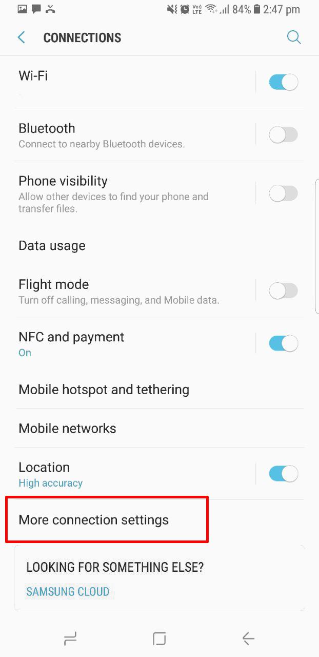 Android 7.0 Connections
