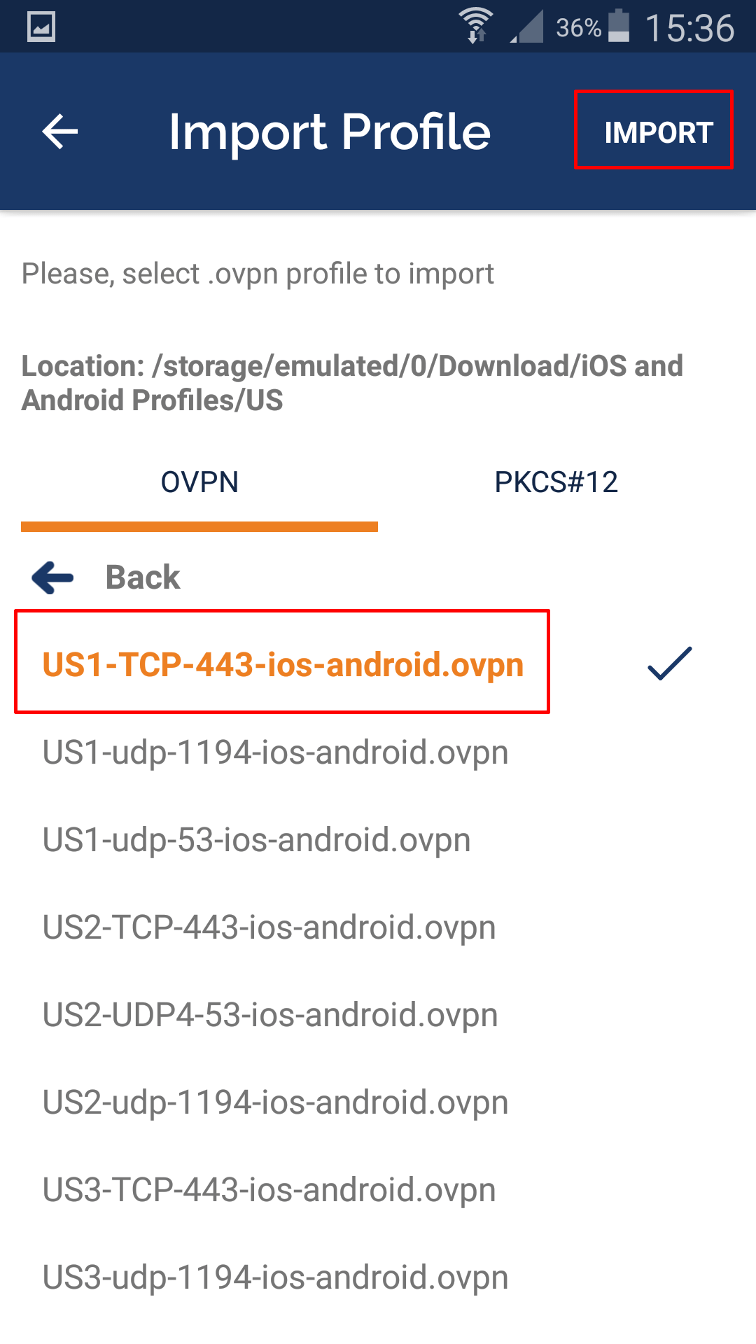 instal the last version for android OpenVPN Client 2.6.5