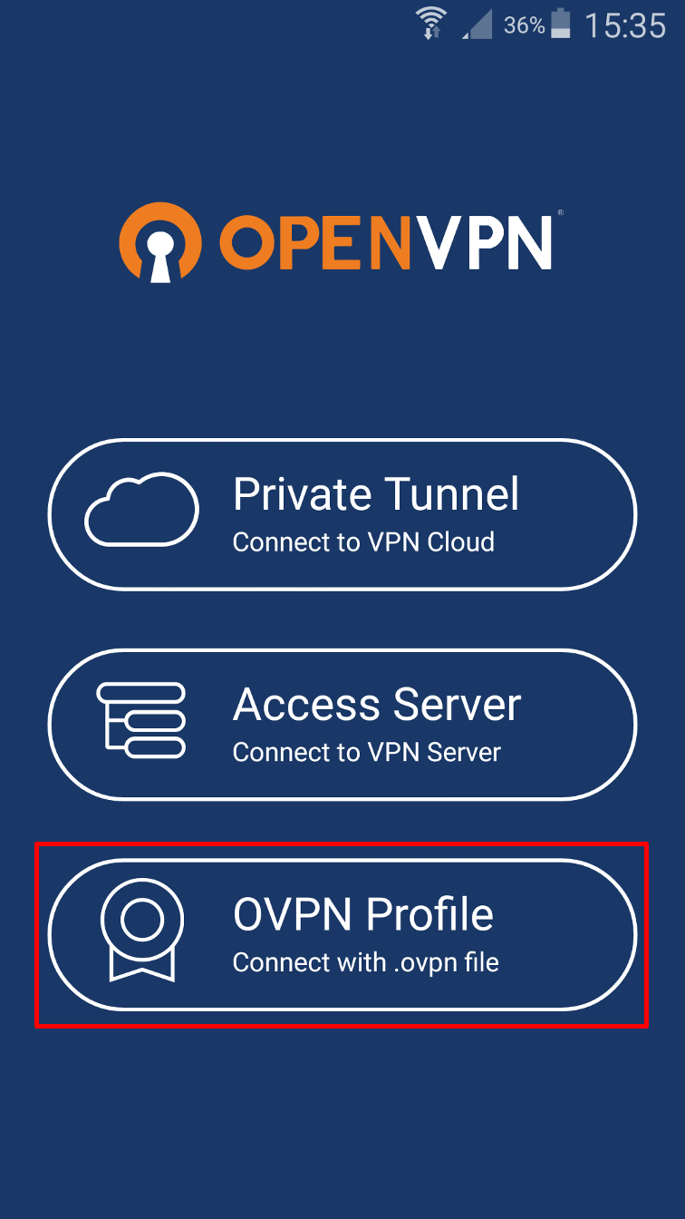 Не работает openvpn android