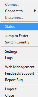 celo openvpn status