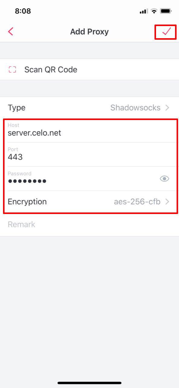 iso shadowsocks potatso server settings