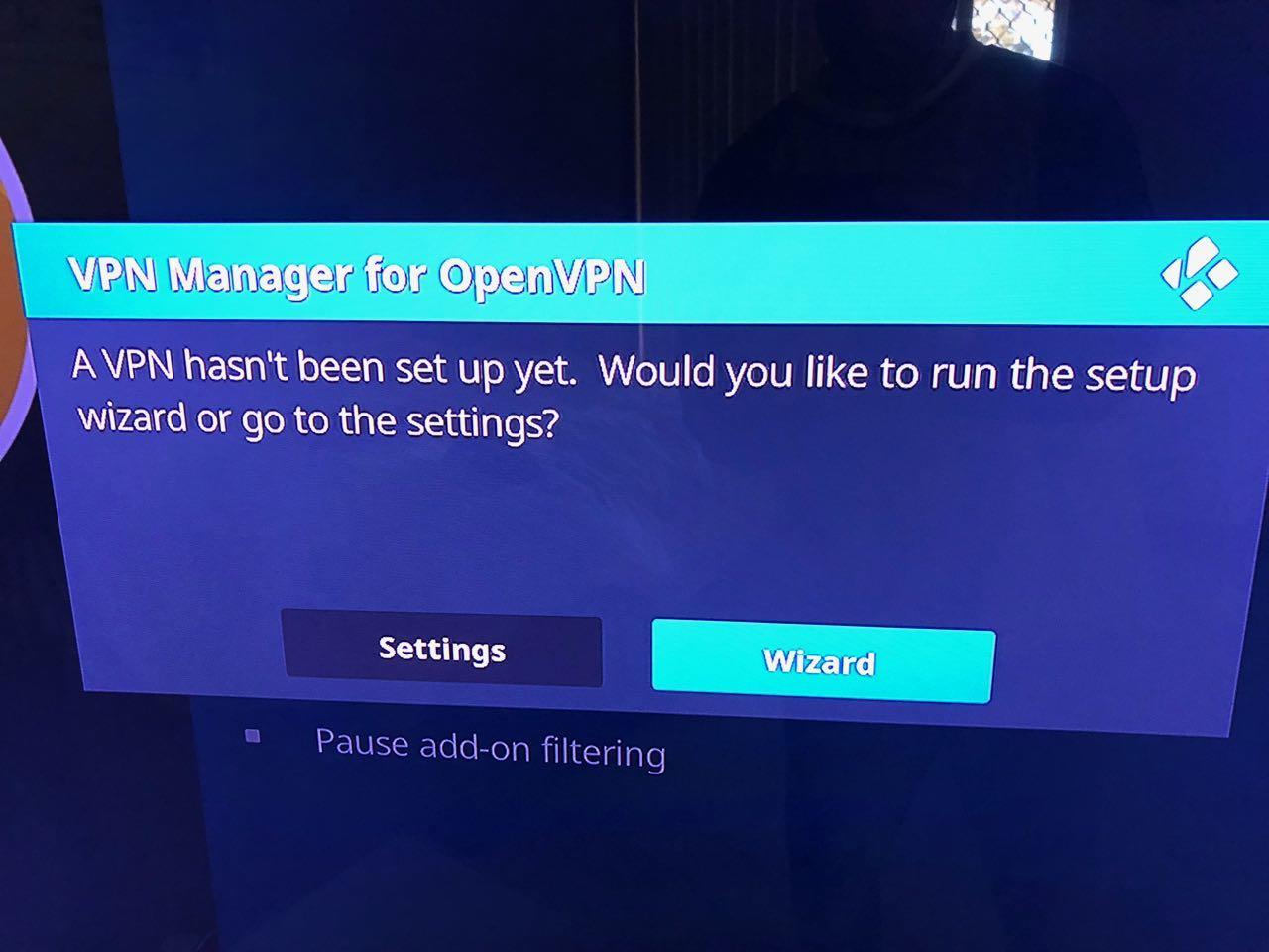 kodi addon vpn manager