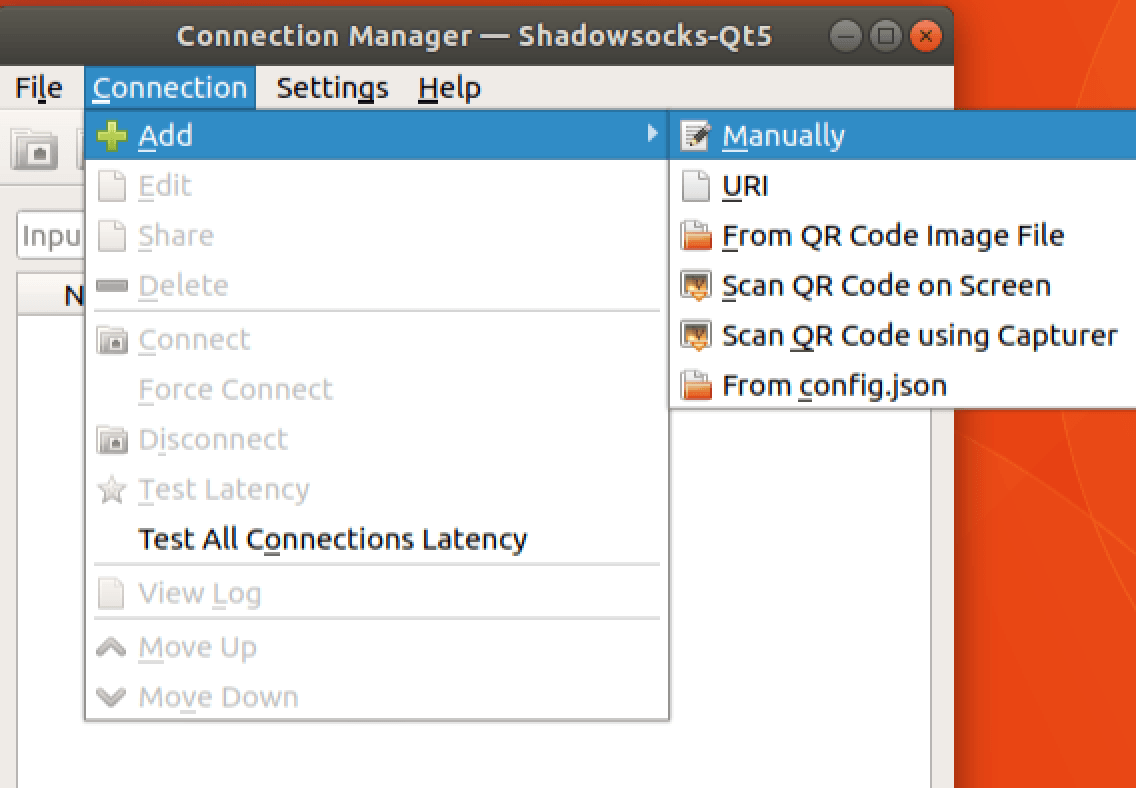 linux shadowsocks add server