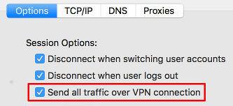 OS X send all traffic over vpn