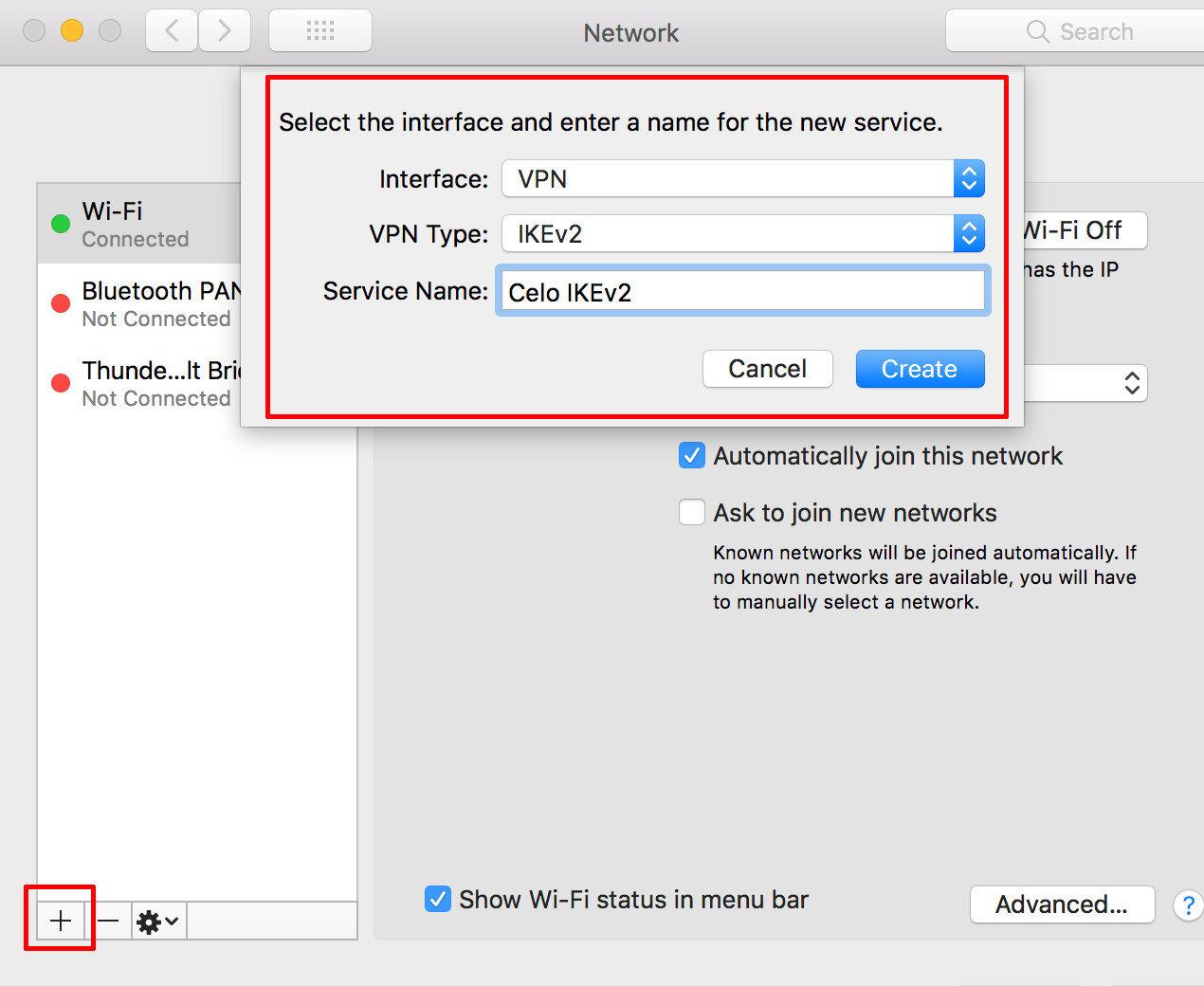 macos ikev2 vpn create