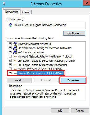 windows network ipv4 properties