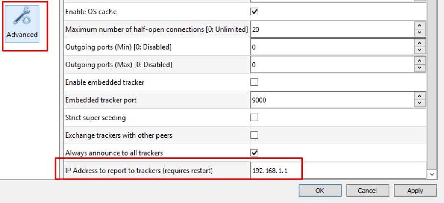 qbittorrent settings