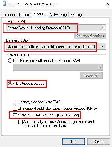 windows 10 sstp vpn server security settings