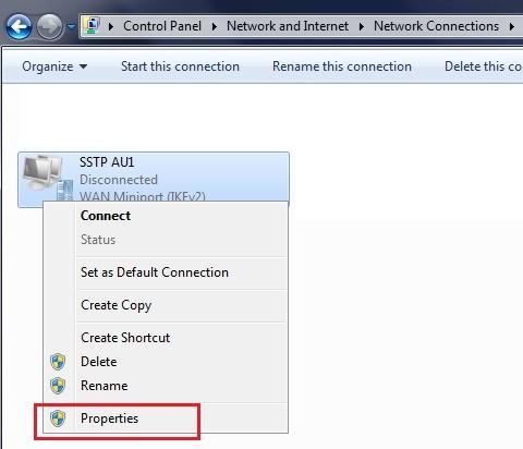windows 7 sstp properties