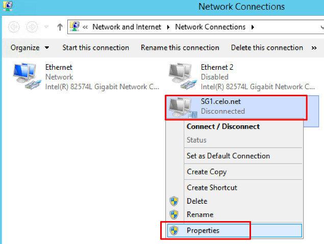 Windows 8 network connections