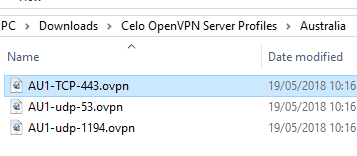 windows openvpn gui import